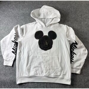 Disney Mickey Mouse Youth Hoodie White Embossed Mult Color Outline 2XL (19)